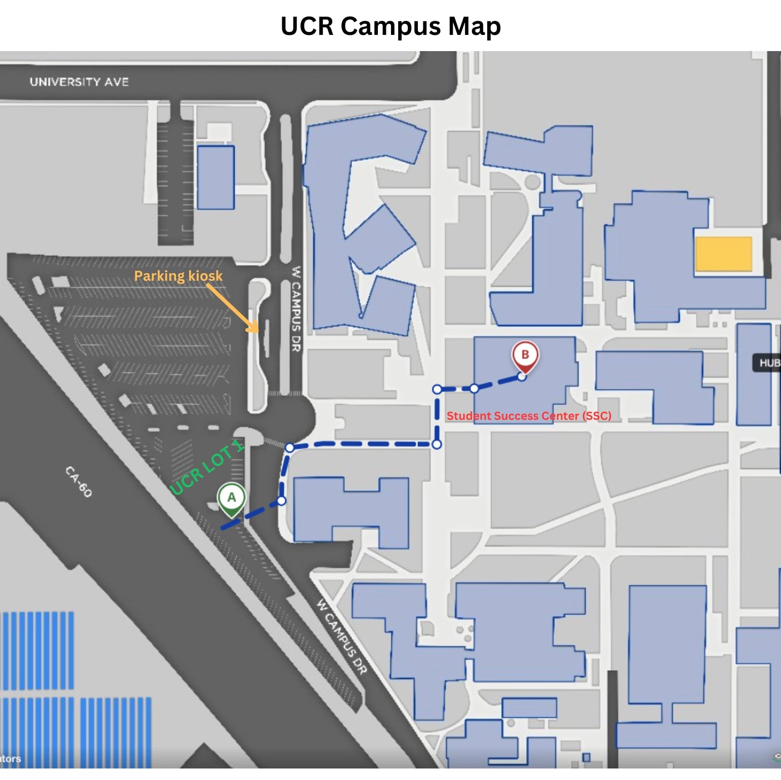 UCR Campus Map